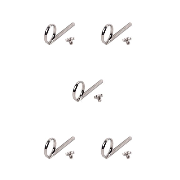 Eigraketly Gancho de tracción resistente al desgaste profesional, accesorios para trompeta, anillo de corneta ligero, pieza de instrumento Type2