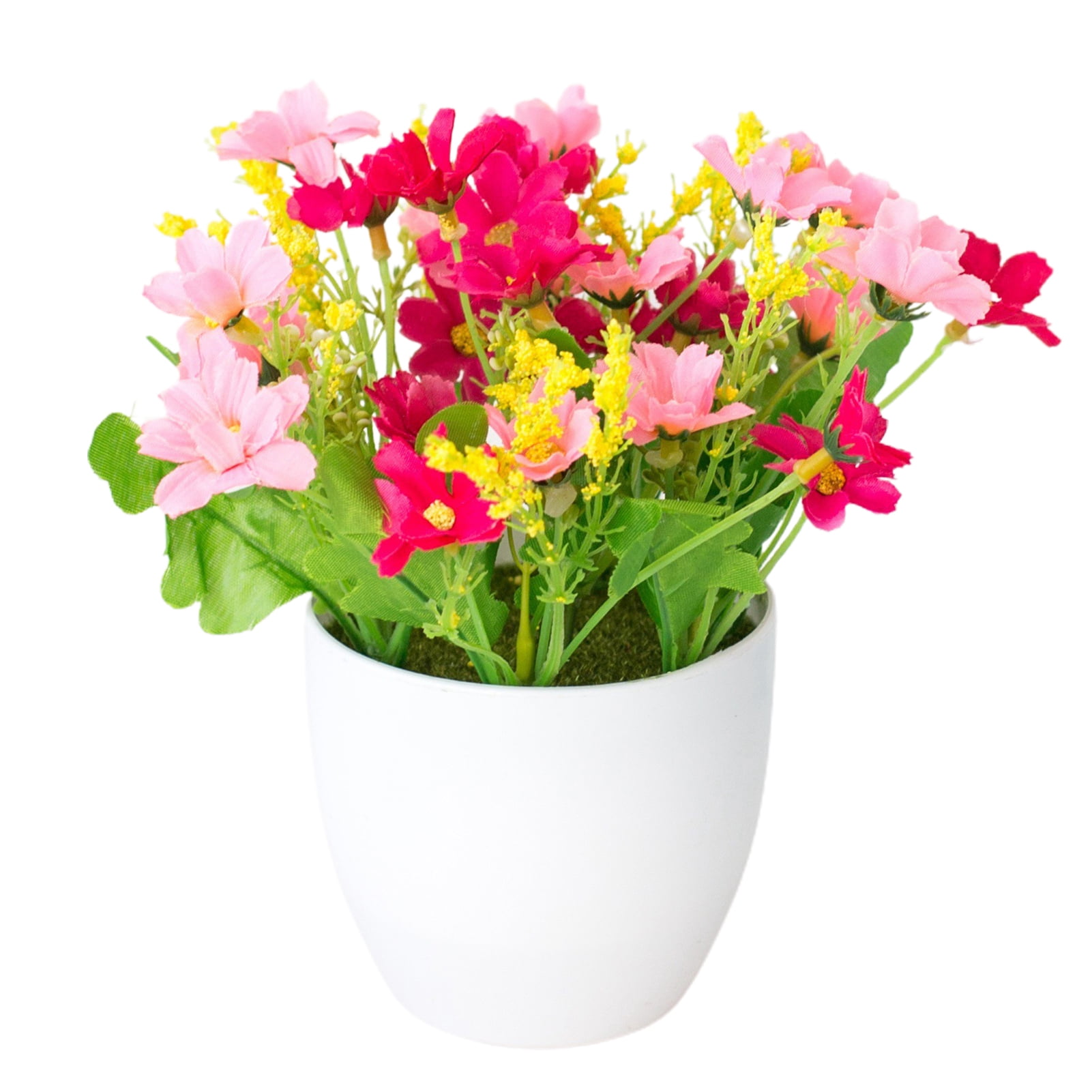Artificial Fake Flowers, Lifelike Plastic Flowers for Indoor Outside