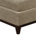 thumbnail image 4 of Fabric Cocktail Ottoman with Chamfered Feet Gray - Saltoro Sherpi, 4 of 5