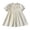 389Beige860, variant on Rggeeun Toddler Kids Girls Summer Floral Embroidery Puffy Sleeve Dress Pleated Skirt Soft Casual O-Neck Sundress