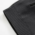 thumbnail image 4 of JTieacloth Mens Slim Fit Knitted Sweater Men Solid Color Stand Up Collar Zipper Cardigan Sweater Jacket Casual Loose Comfortable Business Trend Long Sleeved Jacket(Gray), 4 of 5