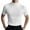 352#White, variant on Men Regular Fit Basic Lightweight Short Sleeve Pullover Top Mock Turtleneck T-Shirt