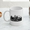 thumbnail image 4 of CafePress - Cleveland Skyline Mug - 11 oz Ceramic Mug - Novelty Coffee Tea Cup, 4 of 6