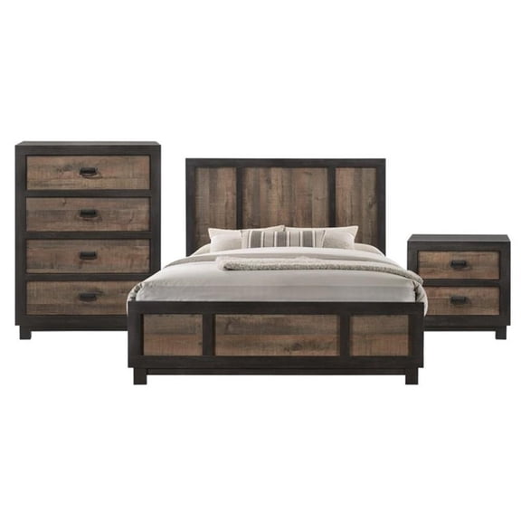 Picket House Furnishings Harrison 3 Piece Queen Panel Bedroom Set
