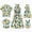 4#Yellow, variant on Women Dress Beach Vacation Clothes For Women Family Matching Outfits Hawaiian Maxi Halte Dress Short-sleeve Sunflower Dress for Couple,S-XL