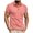 Watermelon Red, variant on hoksml Men's Classic Golf Shirts Casual Loose Solid Color Collared Button Polo Shirt Summer Lightweight Mesh Short Sleeve Turndown Collar Tops