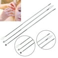 thumbnail image 3 of Flmtop 3x Stainless Steel Ear Pick Set Wax Curette Remover Double-End Ear Scoop Tool, 3 of 10