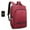 Red, variant on Outdoor USB charging travel backpack,Black