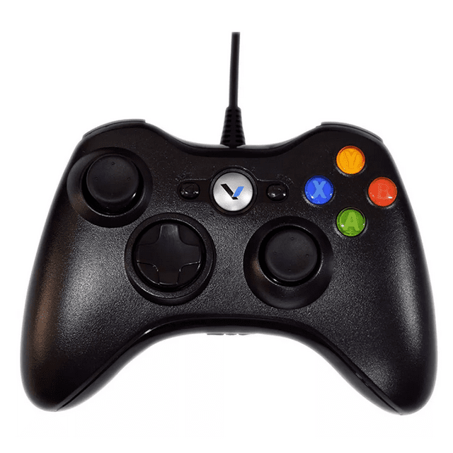 Control Alámbrico Virtual Zone Negro Compatible con Xbox 360 PC USB 2 metros