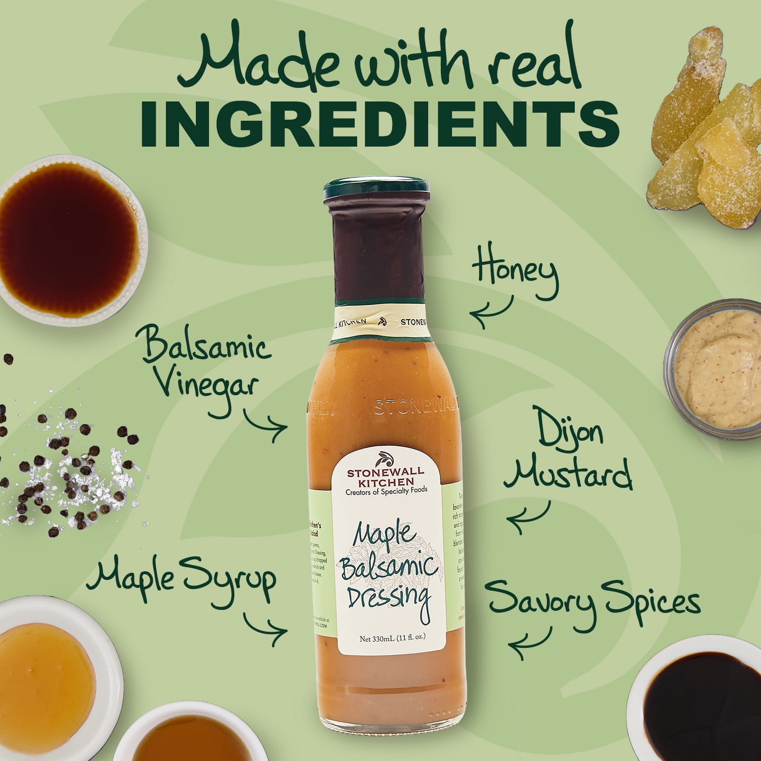 stonewall kitchen honey orange balsamic dressing Stonewall Kitchen Organic Honey Orange Balsamic Dressing, 11 fl oz (330 ml) : Target