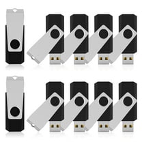 KOOTION 10Pack 4GB USB 2.0 Flash Drive Thumb Drives Memory Stick, Black