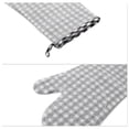 thumbnail image 3 of Unique Bargains 1 Pc Non-slip Pattern Oven Mitts for Kitchen Black White, 3 of 5