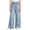 Z-04Light Blue, variant on Ruyang Girls Star Patch Jeans Cute Wide Leg Y2K Loose Denim Pants Teens Baggy Elastic High Waist Jeans Preppy Trousers