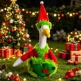 thumbnail image 7 of Qonioi Goose Outfit for 23 Inch Statue, Christmas Goose Clothing with Hat, Red Festive Yard Goose Clothes for Patio Garden Lawn Decoration, 7 of 7