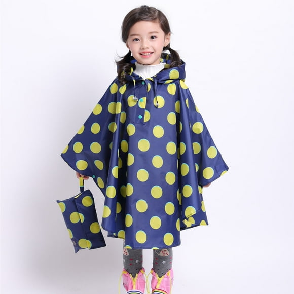 Catégorie de Produit Vêtements de Pluie pour Filles - Imperméable pour Tout-Petits et Enfants – Poncho 3D de Dessin Animé avec Capuchon – Vêtements de Pluie pour Garçons et Filles