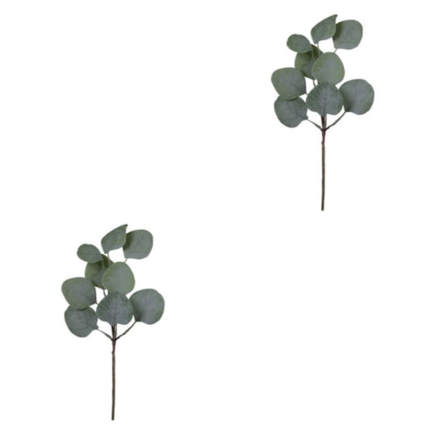 Hojas artificiales Naiovety Plantas Hoja Hogar Pared Decorativa Eucalipto 2Conjunto