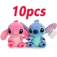 thumbnail image 4 of 12cm 20cm 25cm Stitch Stuffed Plush Models Cartoon Stuffed Plush Dolls Anime Plush Baby Toys Kawaii Kids Birthday Gift, 4 of 5