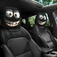 thumbnail image 2 of Funny Cartoon Car Headrest Covers, 2026 New Halloween Car Headrest Covers, Head Rest Cover Funny Eye, with Elastic Fit,Breathable Fabric, for Road Trips, Parties and Parades, 2 of 6