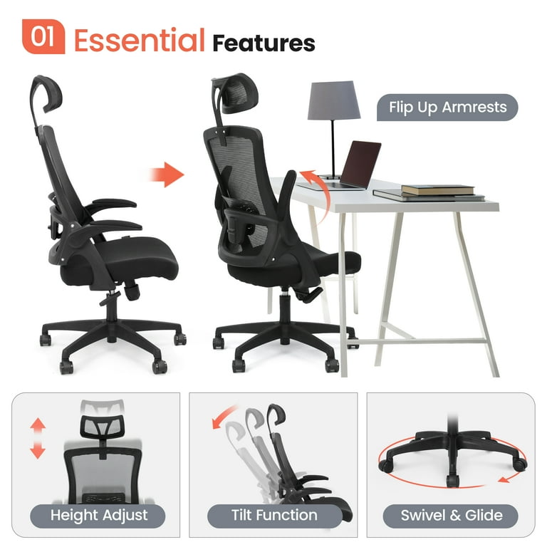 Neo Chair Ergonomic High Back Office Chair with Breathable Mesh
