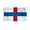 Netherlands Antilles 3x5 ft Nylon Flag, variant on AGAS Small Netherlands Antilles National Flag 4x6 inch - 11 inch Plastic Pole Polyester Fabric Stitched Edges Dutch Caribbean Hand Held Mini Small Stick Flags