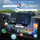 thumbnail image 2 of Sistema multimedia CarPlay de doble DIN: Receptor estéreo para automóvil con pantalla táctil de 7 pulgadas - Radio para automóvil Bluetooth Android con cámara de respaldo Mirror Link AM FM USB SD AUX, 2 of 5