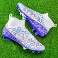 thumbnail image 5 of 2023 Hot-Selling Football Boots Men's Soccer Cleats TF/FG Kids Wear-Resistant Training Shoes Outdoor Non-Slip Sneakers Size34-46 WJS-1126-C-Green 45, 5 of 6
