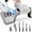Silver, variant on 5-in-1 Knife Sharpener 4 Stage, Quickly Sharpens & Restores Dull Blades, Easy & Safe for Home Kitchen Use, Fits Most Knives and Scissors