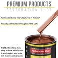 thumbnail image 4 of Restoration Shop Saddle Brown Firemist Acrylic Enamel Auto Paint - Gallon Paint Color Only - Single Stage High Gloss, 4 of 5