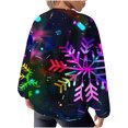 thumbnail image 6 of WXLWZYWL Women's Christmas Sweatshirts 2024 Rhinestone 3D Cute Xmas Tree Tops Trendy Crewneck Pullovers Long Sleeve Shirts, 6 of 6