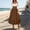 Coffee, variant on Ynynloco Renaissance Costume Women Peasant Medieval Maxi Dress Off Shoulder Puff Sleeve FairyDress Puff Sleeve with Pockets for Halloween Costume, Whimsical Clothes