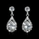 thumbnail image 3 of (Plata) Juego de 3 pendientes de collar de cristal nupcial para novia, gargantilla de plata para novia, collares con colgante de joyería para mujeres y niñas Plata JM, 3 of 5