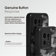 IBMRS For Xiaomi 13 Case, Shockproof Clear Phone Case (Camo Black)