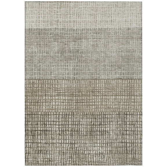 Dalyn Rugs Machine Washable Indoor/Outdoor Chantille Taupe 2'6" x 3'10" Rug