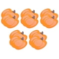 thumbnail image 3 of COMPUKAS 10pcs Orange Pumpkin Wood Slices Blank Cutouts for Crafts Decorations, 3 of 8