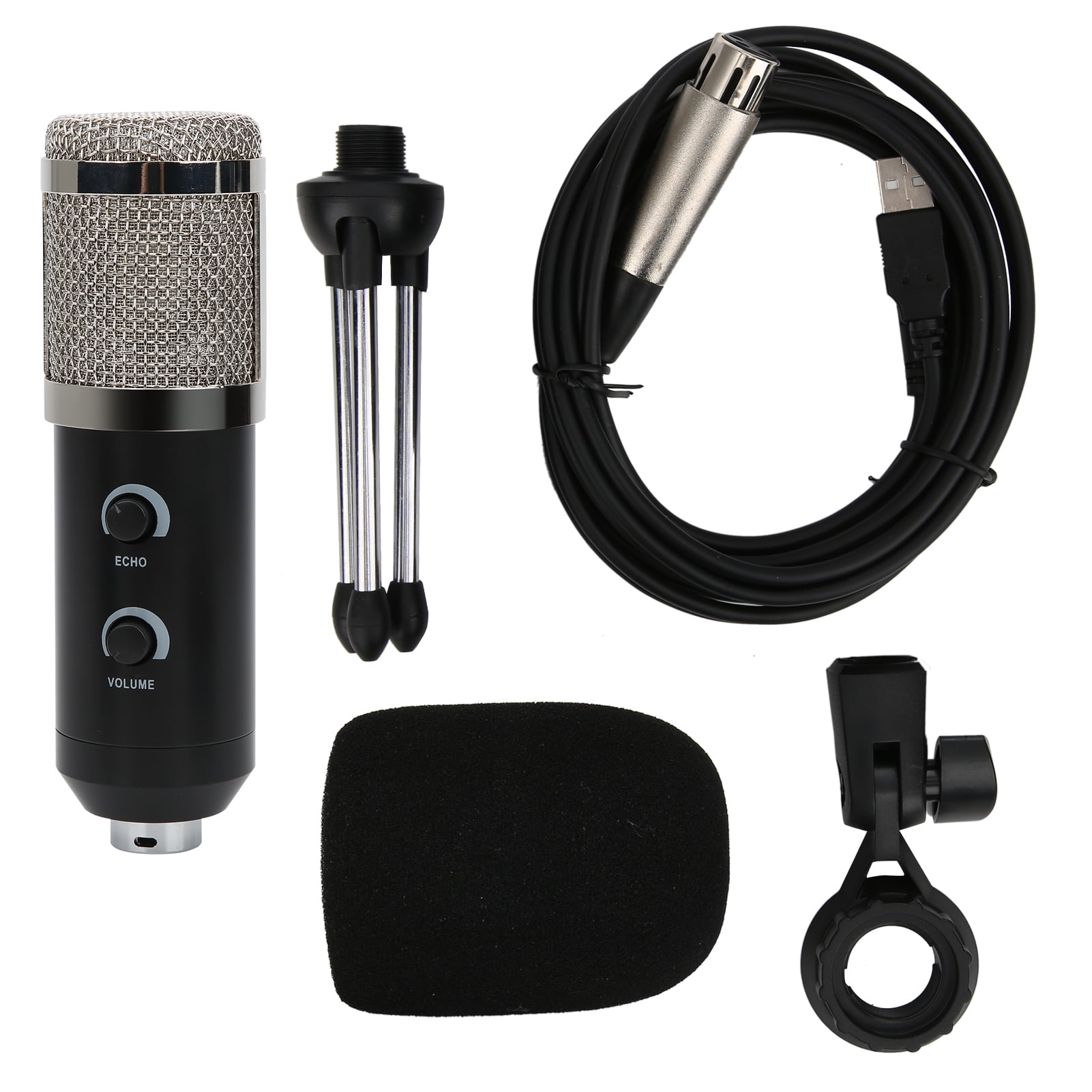 Symptomer chokolade Glat 3.5 Mm Cables USB Microphone, Microphone, Home Karaoke Online Singing Voice  Chat For Home - Walmart.com