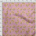 thumbnail image 3 of oneOone Cotton Poplin Twill Light Pink Fabric Flower & Leaves Watercolor Sewing Fabric By The Yard Printed Diy Clothing Sewing Supplies 56 Inch Wide, 3 of 4