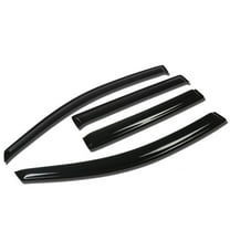 DNA Motoring WVS-077 For 2004 to 2014 Nissan Armada WA60 VK 4pcs Window Vent Visor Deflector Rain Guard (Dark Smoke) 05 06 07 08 09 10 11 12 13
