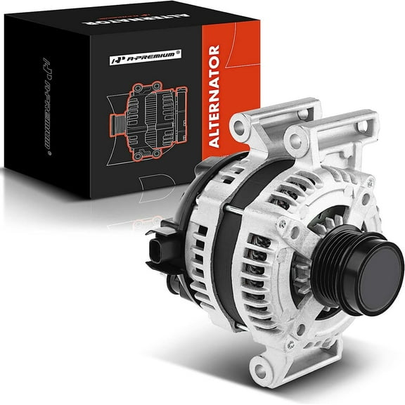 A-Premium Alternator Compatible with Chevrolet Traverse 18-20 2.0L & Cadillac CTS 14-15 2.0L, ATS 13-15 2.0L 2.5L & Buick Envision 17-20 2.0L 2.5L 12V 150A 5-Groove Pulley Clockwise