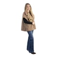 thumbnail image 5 of Time and Tru Womens Faux Shearling Vest, Tan, 5 of 9