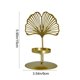 thumbnail image 3 of Cinco candelabros de hierro forjado con hojas de arce, mariposas, flores, hojas de ginkgo y hojas de bola de masa de arroz. Perfectos para mesas de comedor románticas y una decoración sencilla para la, 3 of 6