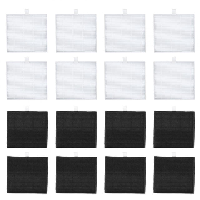 Belissy Vacuum Cleaner Activated Carbon Filter Kit Replacement for Chuwi ILIFE V8S Robot Mo E2Q7