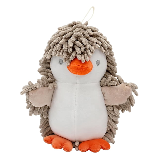 Cartoon Penguin Plush Hand Towel A Soft And Absorbent Penguin Hand Towel. With This Towel It's Convenient To Dry Your Hands. The Penguin Patterned Hand Towel Is Sui