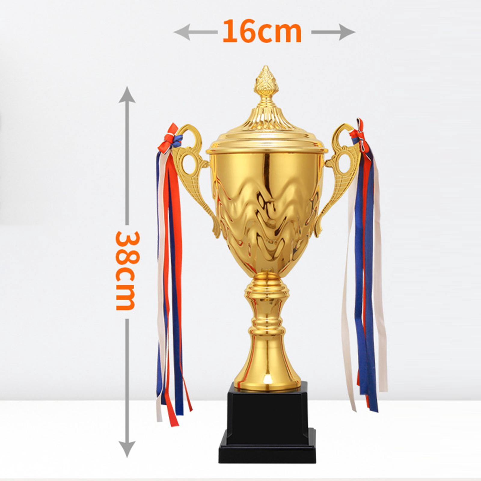 Award Trophy Metal Props Winning Trophies for Event Tournament Competition Height 38cm