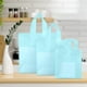 thumbnail image 5 of Bolsas de regalo Weewooday de plástico esmerilado, 100 unidades con asas, color azul, 5 of 7