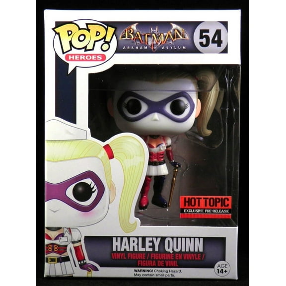 FUNKO POP! HEROES: ARKHAM ASYLUM- NURSE HARLEY QUINN #54