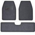 thumbnail image 2 of BDK Carpeted Floor Mats 3-Piece Full Set for Car SUV, Van and Truck, 2 of 10