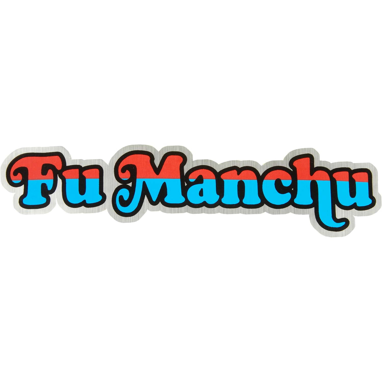 Fu Manchu Sticker