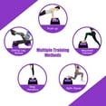 thumbnail image 6 of Goplus Aerobic Exercise Stepper Trainer W/Riser Adjustable Height 5''- 7''- 9'' Purple, 6 of 12