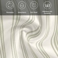 thumbnail image 5 of Sage Green Striped Cloth Napkins, Modern Farmhouse Green Stripes Washable and Reusable Dinner Napkins Set of 4, Table Napkin for Kitchen Party Birthday Wedding Hotel Housewarming 20"x20", 5 of 8
