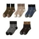 thumbnail image 5 of Qarigey 1 par de calcetines gruesos de invierno frío para hombre, calcetines cómodos portátiles, calcetería, calzado, accesorio, hogar, dormitorio, Medias Verde Qarigey AP013313-01, 5 of 6